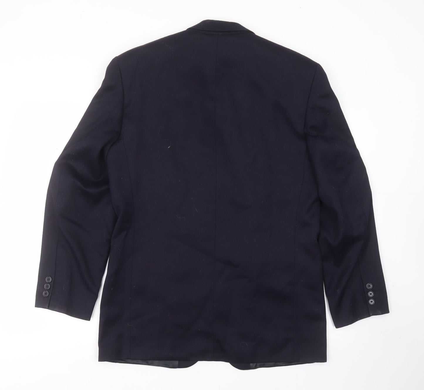 BURTONS Mens Blue  Polyester Jacket Suit Jacket Size 38