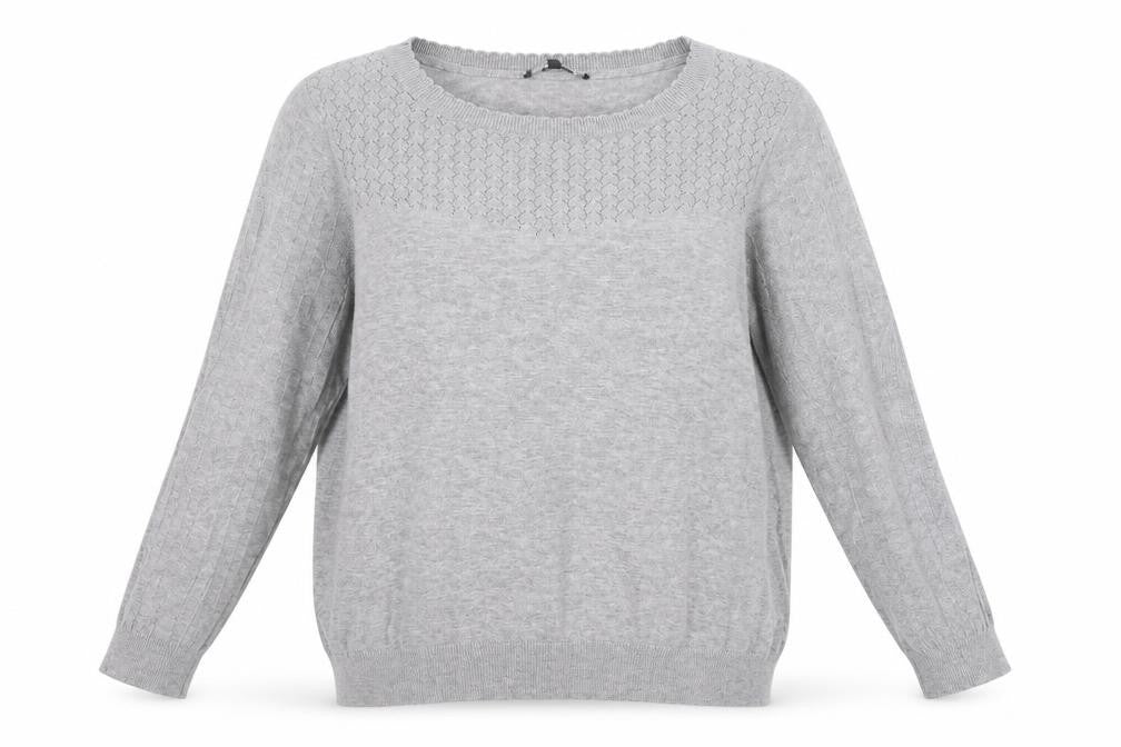 Womens UK 16 Regular Laura As Grey Pullover