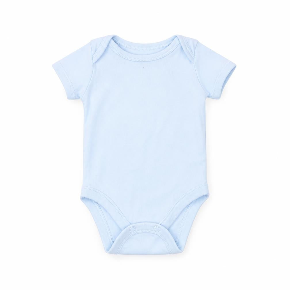 Nutmeg Baby Blue  Cotton Babygrow One-Piece Size Newborn