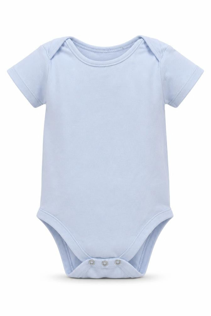 Nutmeg Boys Beige  Cotton Babygrow One-Piece Size 12-18 Months  Buckle
