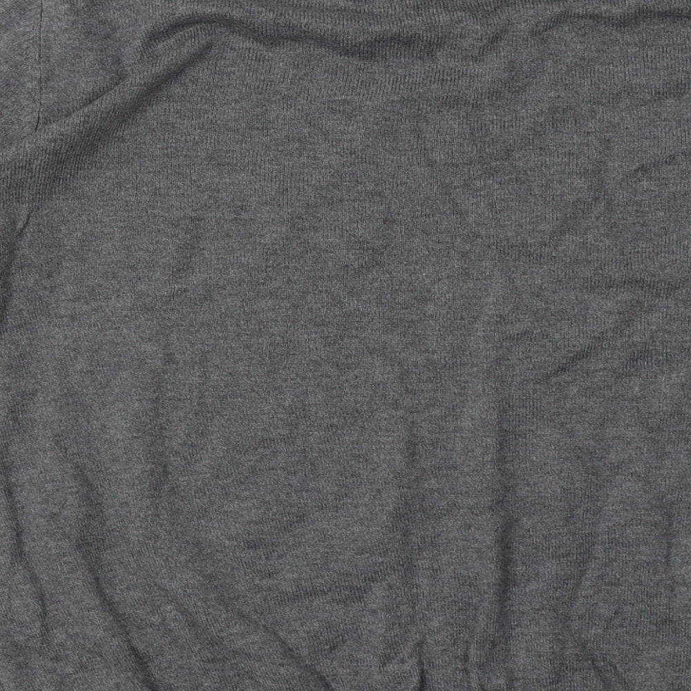 Stone Bay Mens Grey  Cotton Pullover Sweatshirt Size L