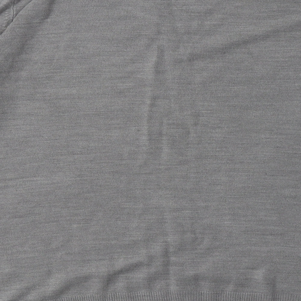 Burton Mens Grey  Acrylic Pullover Sweatshirt Size L