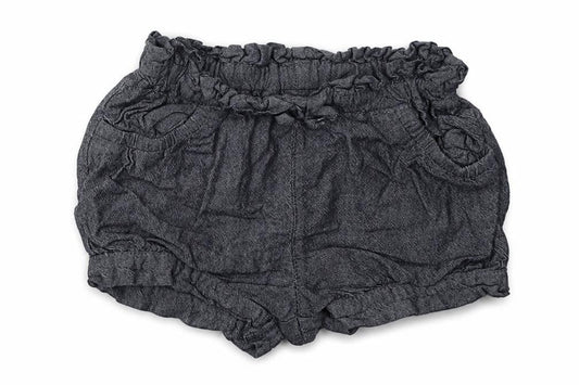 Preworn Baby Grey  Cotton Shorts Outfit/Set Size 9-12 Months