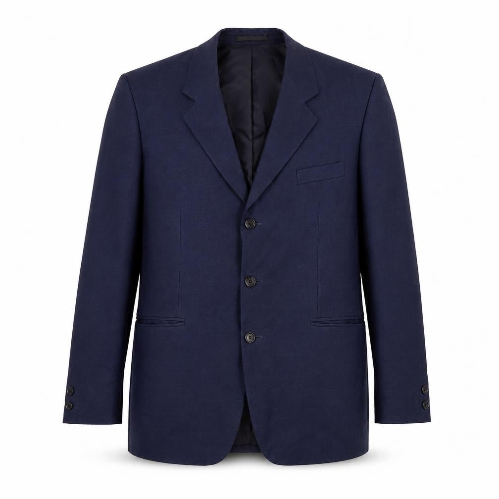 Pullman Mens Blue  Viscose Jacket Suit Jacket Size 40