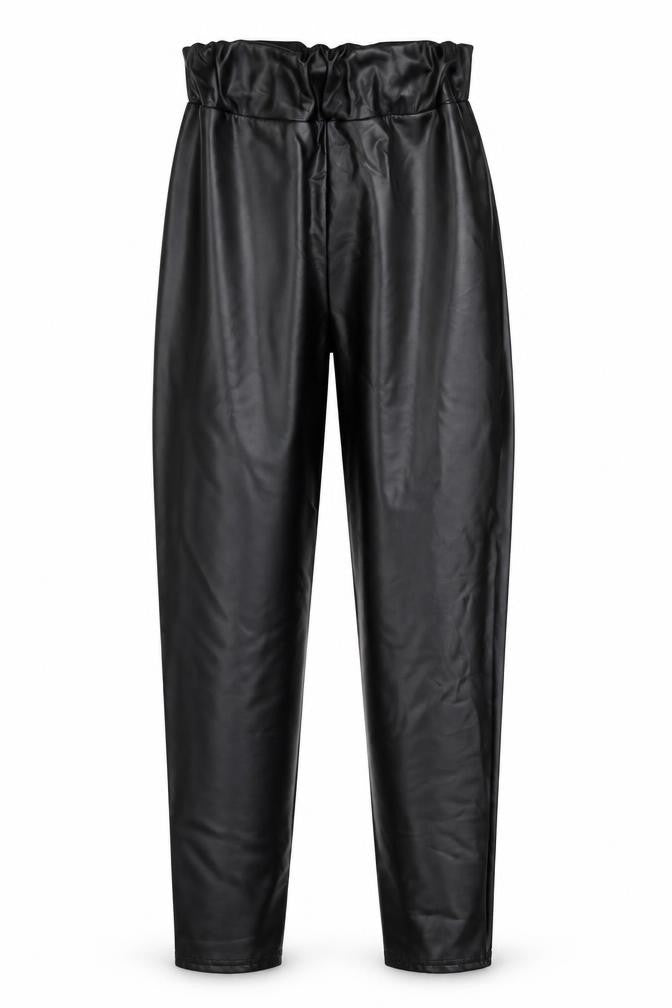 Preworn Womens Black  Polyester Carrot Leggings Size M L29 in