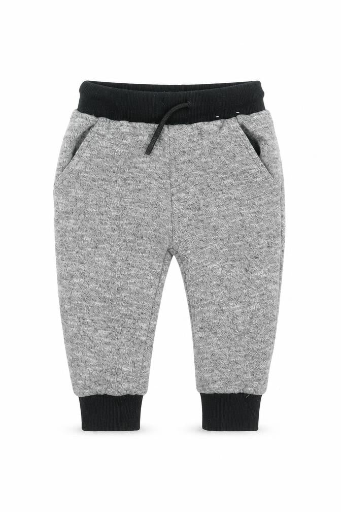 F&F Baby Grey  Polyester Jogger Trousers Size 12-18 Months  Drawstring