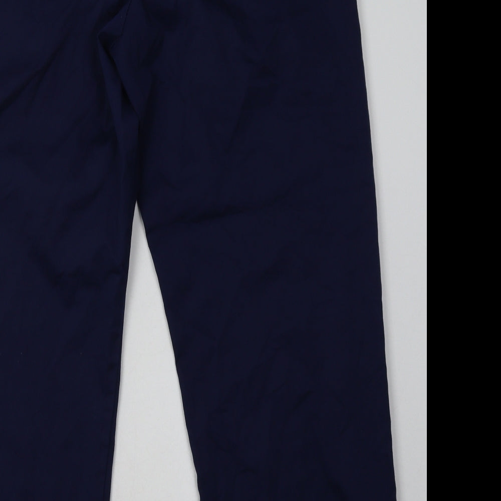 Alexandra Mens Blue  Cotton Trousers  Size M L30 in Regular