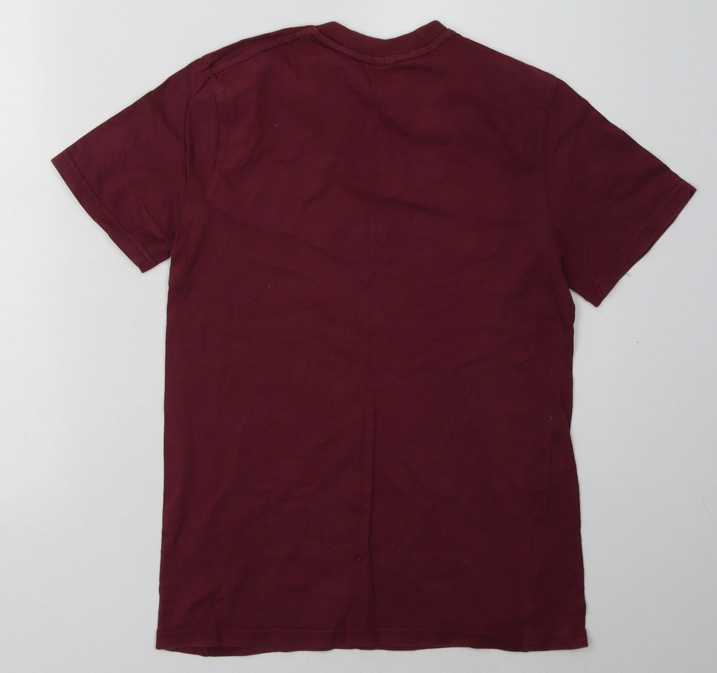 apparel Womens Purple  Cotton Basic T-Shirt Size L Crew Neck - San Francisco
