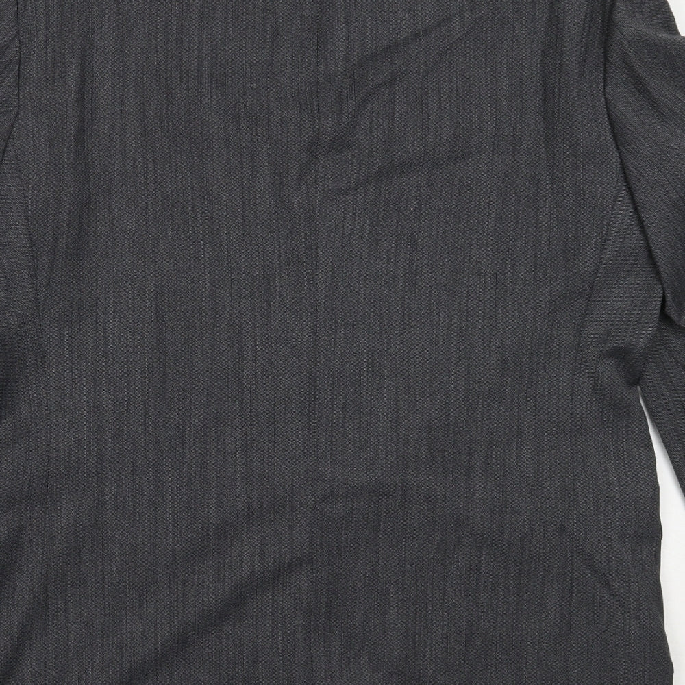 Marks and Spencer Mens Grey  Polyester Jacket Blazer Size 42