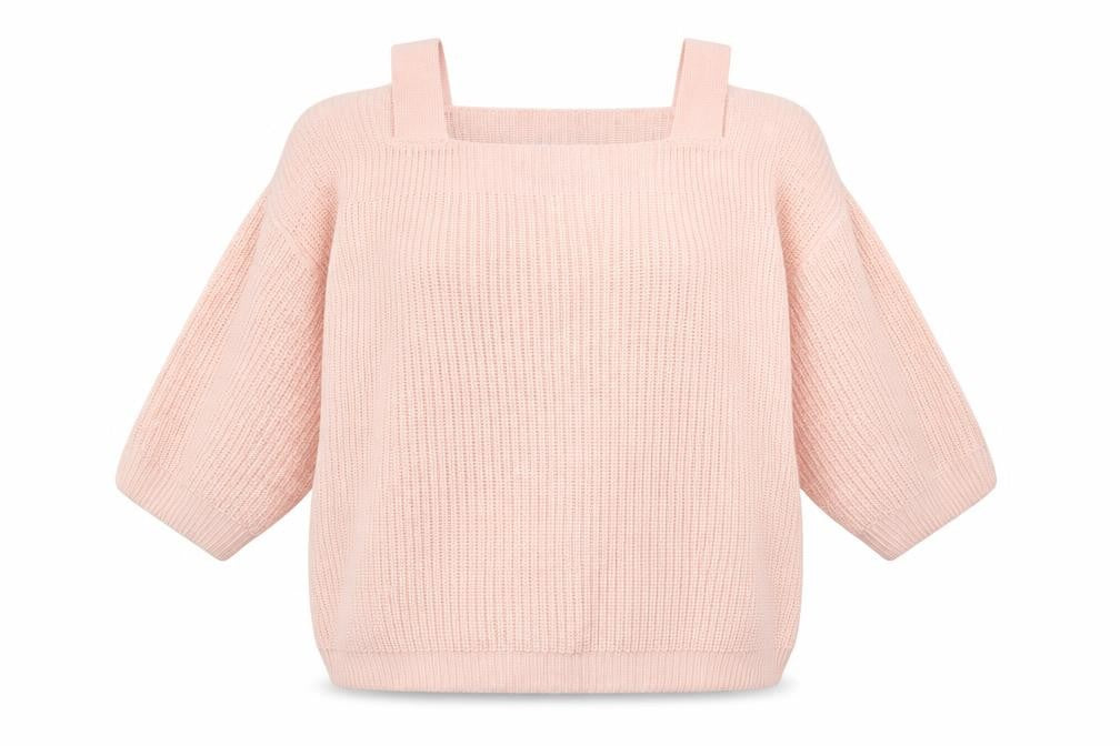 Marks and Spencer Womens Pink  Acrylic Pullover Sweatshirt Size L  Pullover