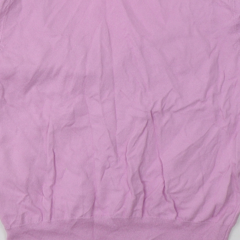 Sainsburys Womens Purple  Cotton Pullover Sweatshirt Size 10  Pullover