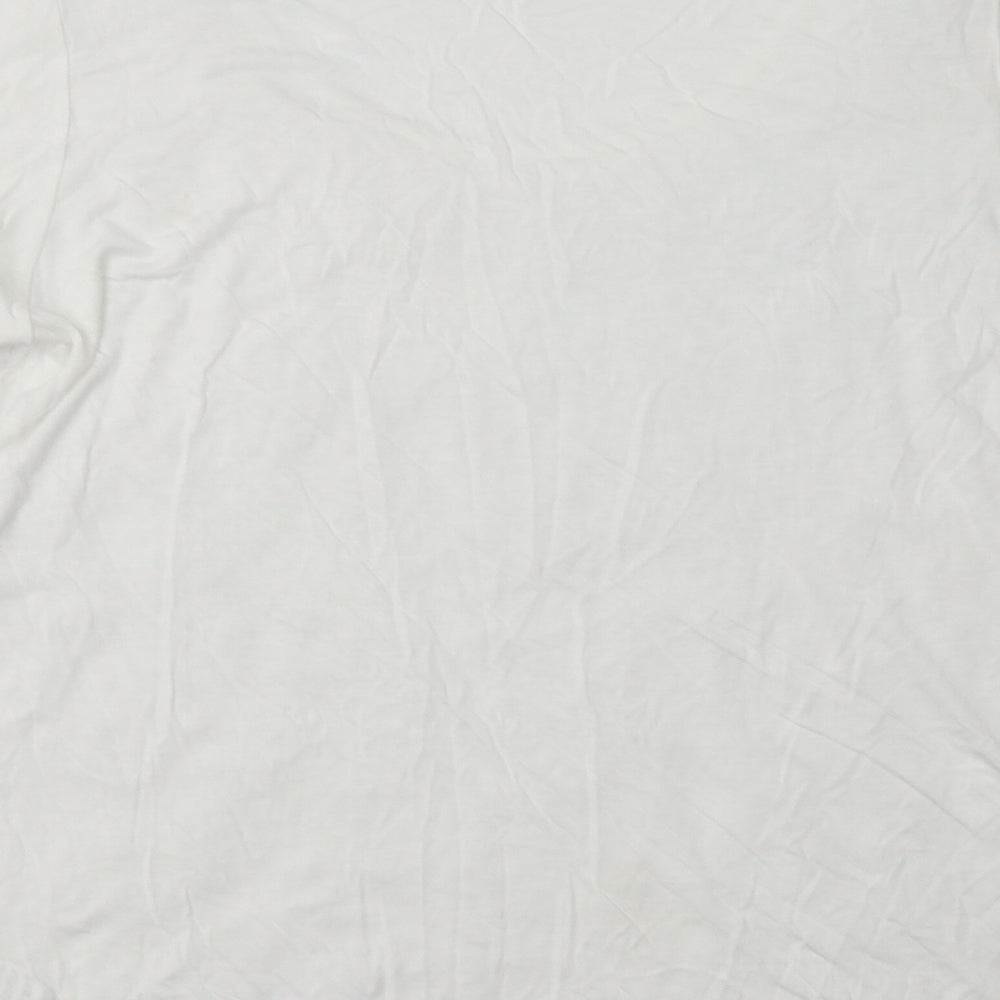 Marks and Spencer Womens White Floral Viscose Pullover Sweatshirt Size 16  Pullover