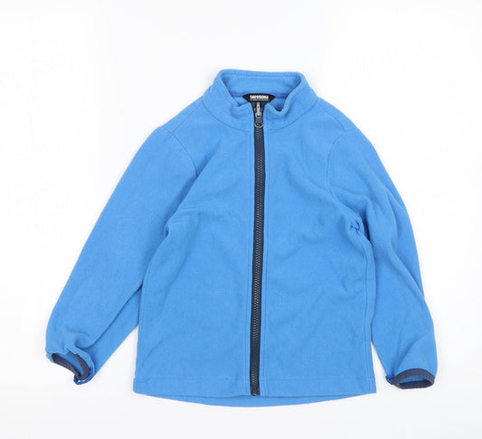 Snowdonia Boys Blue  Nylon Full Zip Sweatshirt Size 6-7 Years
