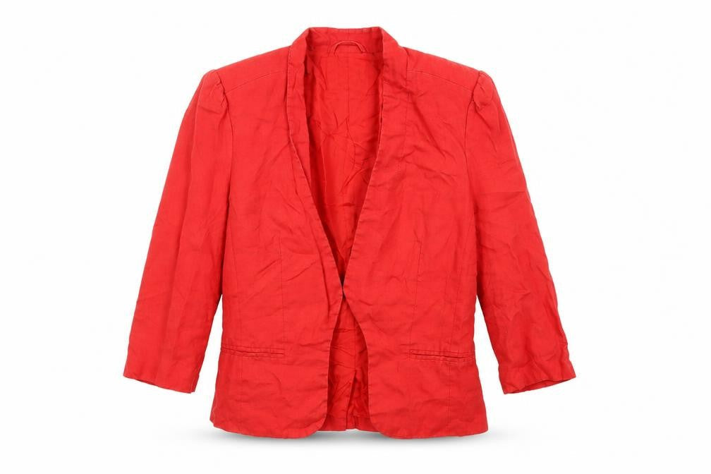 Great Plains Womens Red   Jacket Blazer Size L