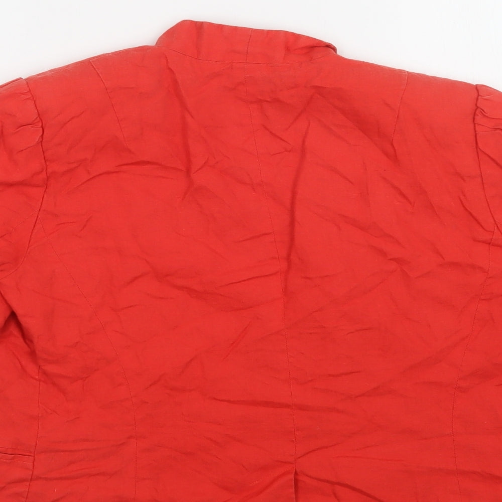 Great Pla Womens Red   Jacket Blazer Size L