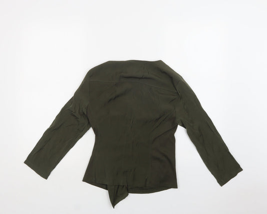 Dorothy Perkins Womens Green   Jacket  Size 8  Zip