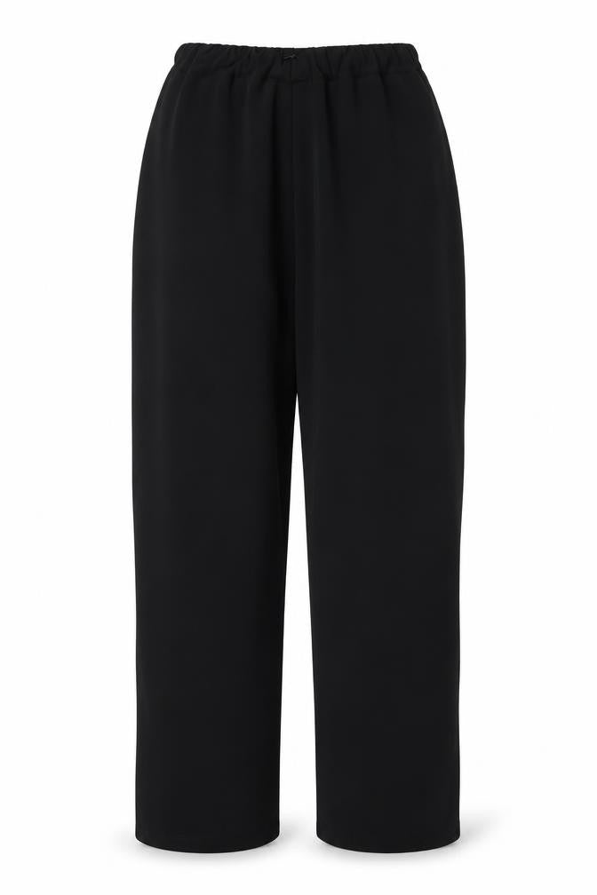 Preworn Womens Black  Polyester Trousers  Size L L25 in Regular