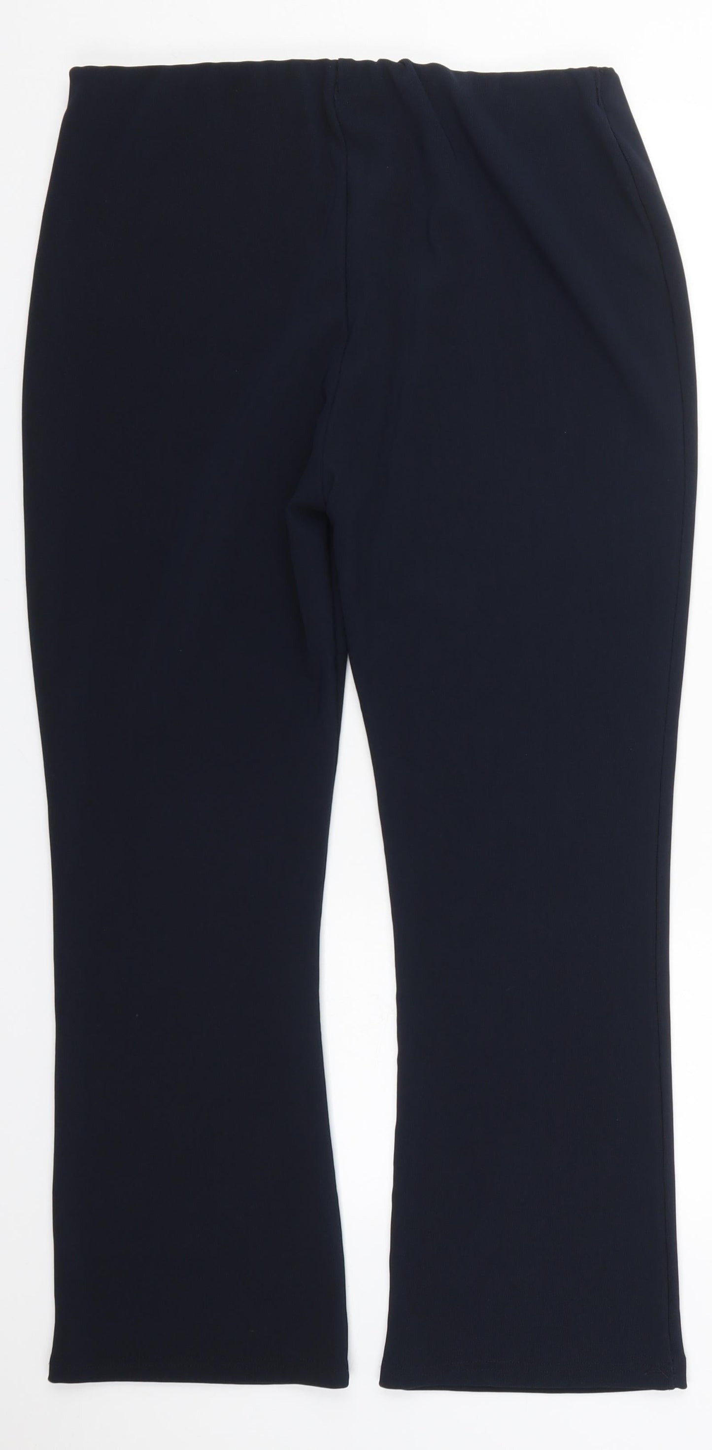 Preworn Womens Blue  Polyester Trousers  Size 18 L26 in Regular