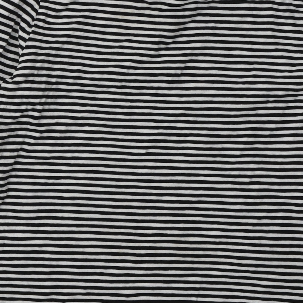 NEXT Womens White Striped Cotton Pullover Sweatshirt Size 8  Pullover