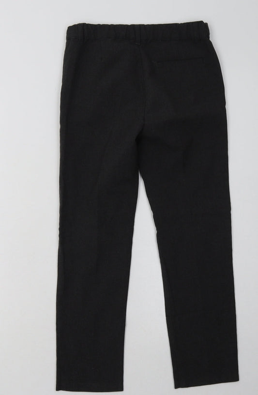 F&F Boys Grey  Polyester Capri Trousers Size 8-9 Years  Regular Hook & Eye - School Wear