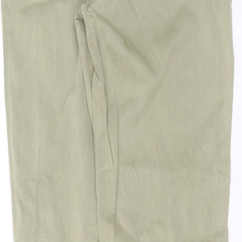 Preworn Womens Green  Cotton Skinny Jeans Size 30 in L28 in Extra-Slim