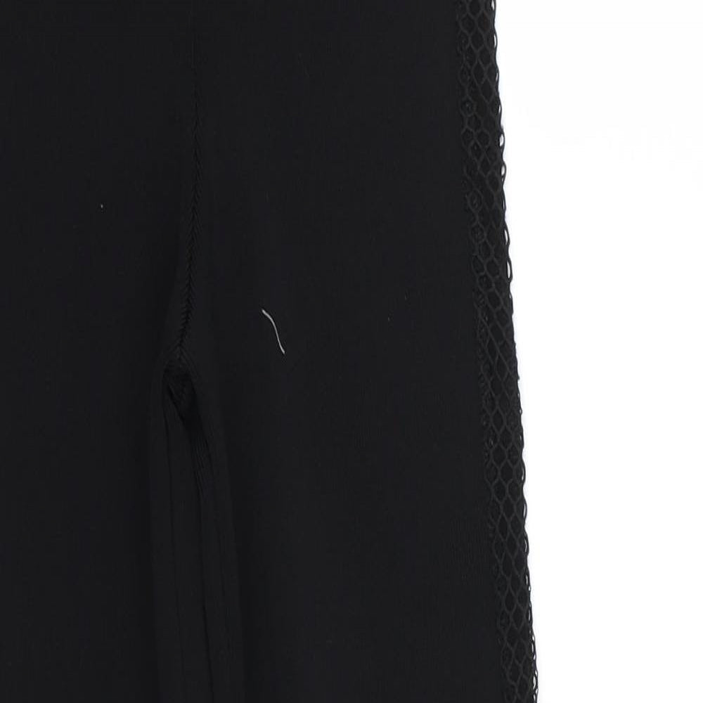 Zara Womens Black  Viscose Jegging Leggings Size S L25 in