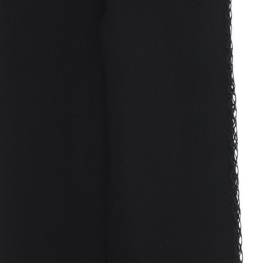 Zara Womens Black  Viscose Jegging Leggings Size S L25 in