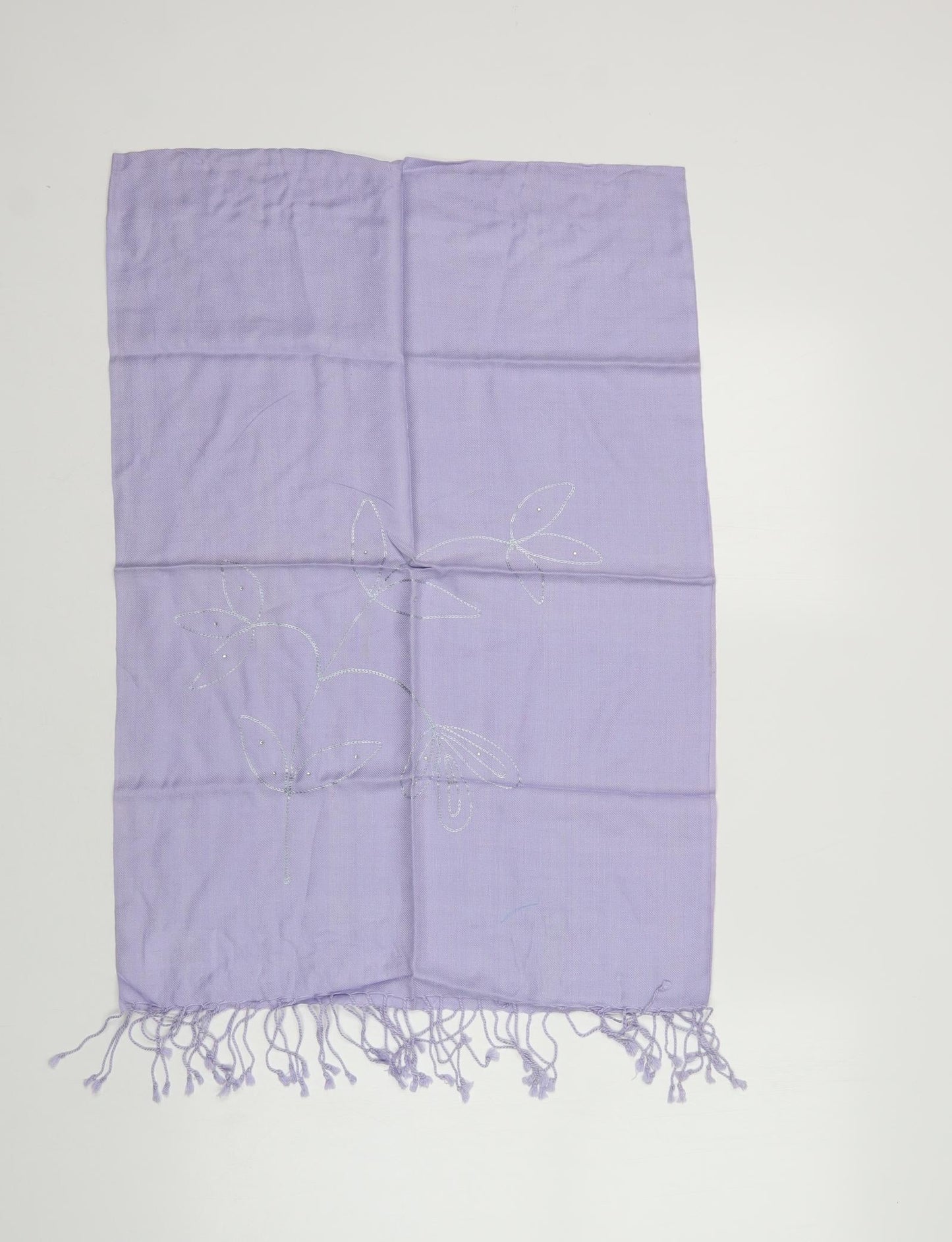 Preworn Womens Purple  Viscose  Scarf