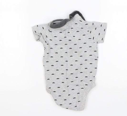 George Boys Grey  Cotton Leotard One-Piece Size 6-9 Months