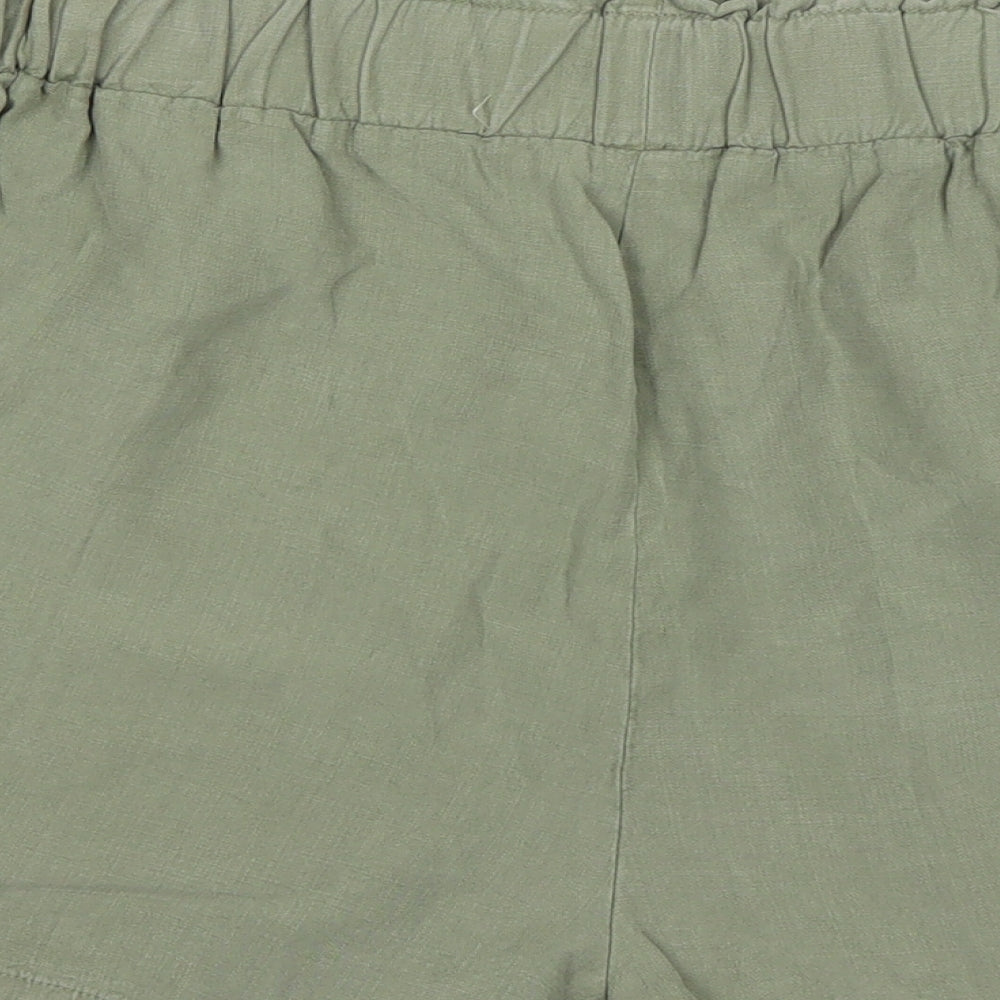 INSIDE Womens Green  Lyocell Sailor Shorts Size L L4 in Regular