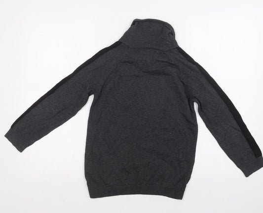 LC Waikiki Boys Grey  Cotton Pullover Sweatshirt Size 9-10 Years