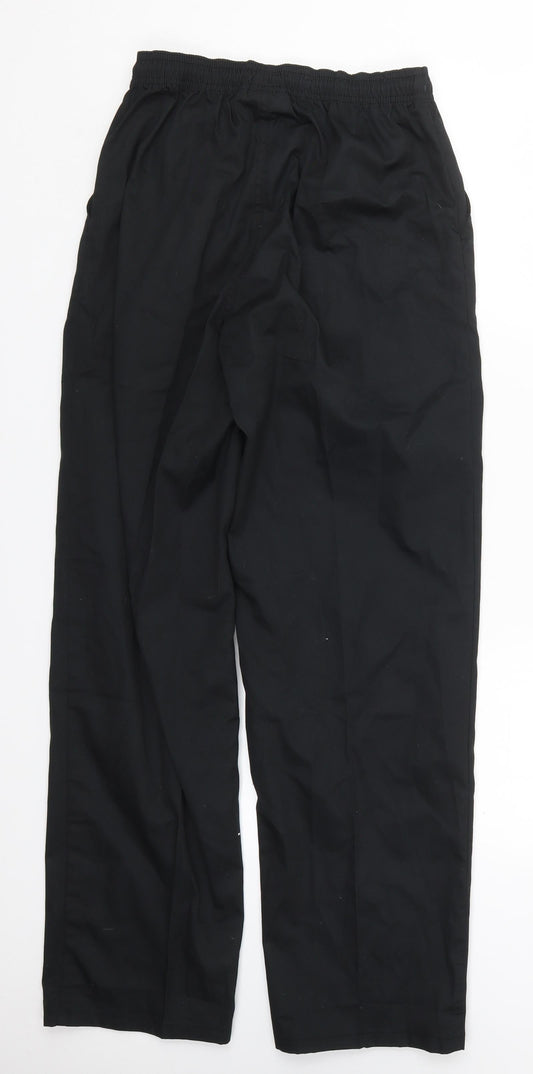 Premier Mens Black  Polyester Trousers  Size S L30 in Regular