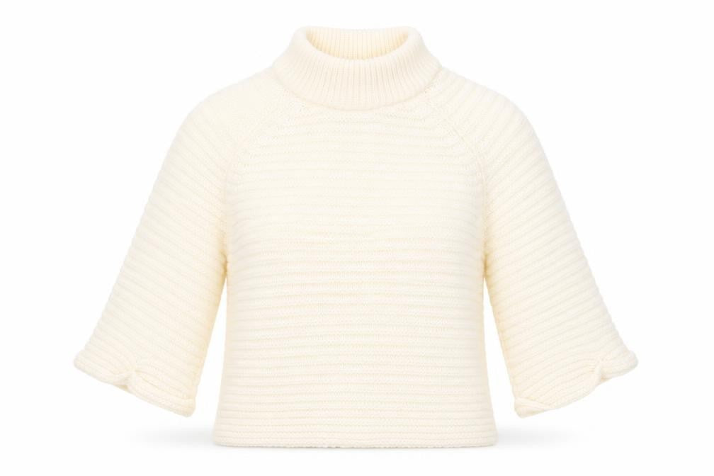 Matalan Womens Ivory Round Neck  Acrylic Pullover Jumper Size S
