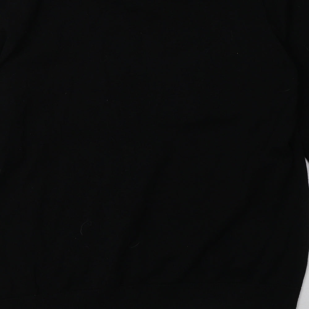 NEXT Mens Black  Cotton Pullover Sweatshirt Size S
