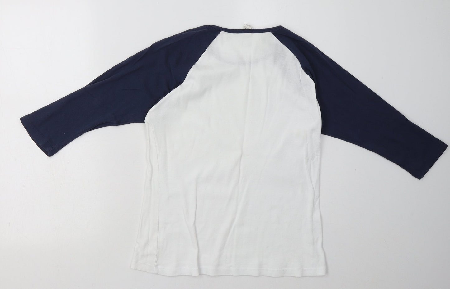 bella  Womens White  Cotton Pullover Sweatshirt Size M  Pullover