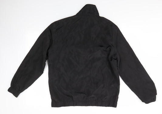 Boohoo MAN Mens Black   Bomber Jacket Coat Size S