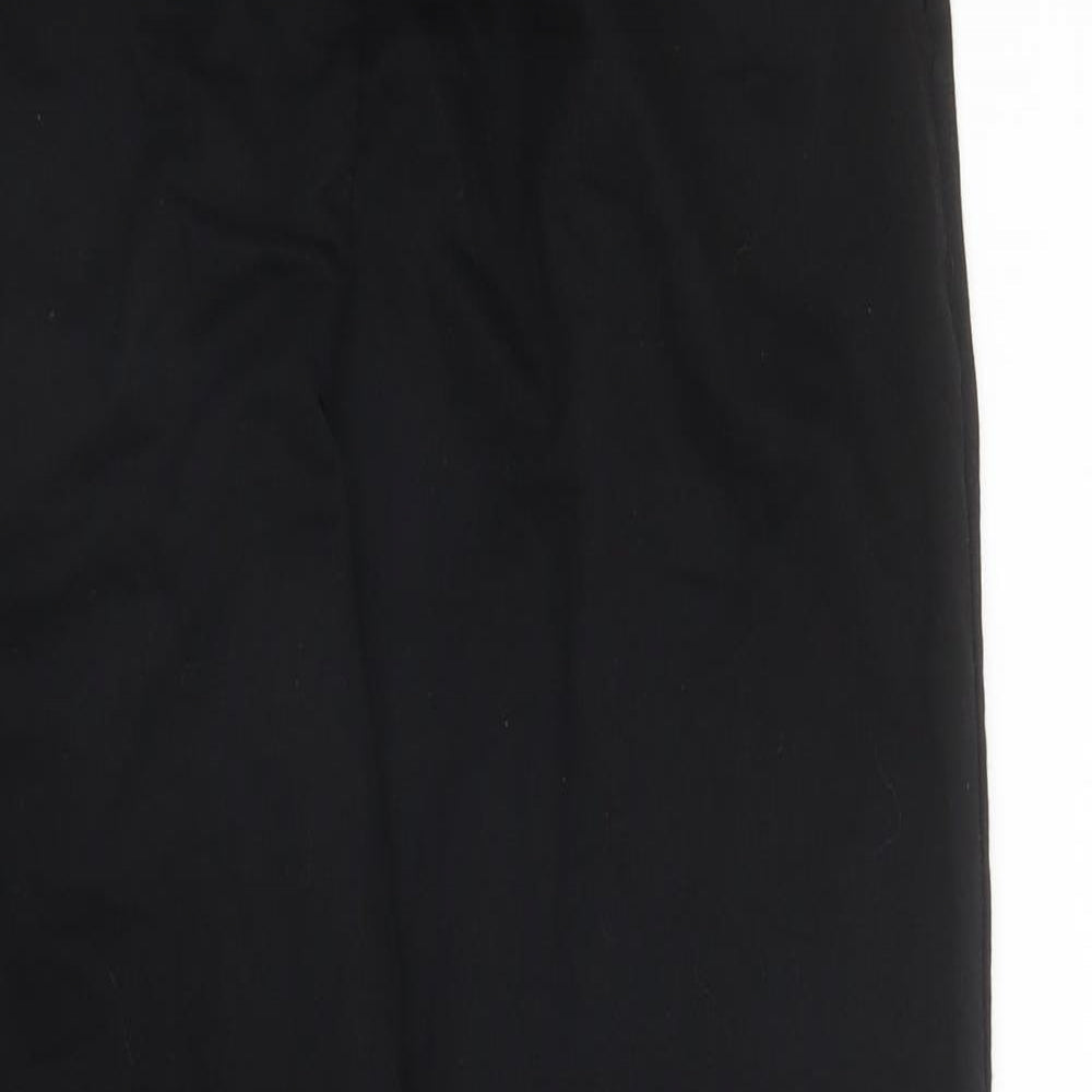 Brave Soul Mens Black  Cotton Sweatpants Trousers Size XS L26 in Regular Drawstring