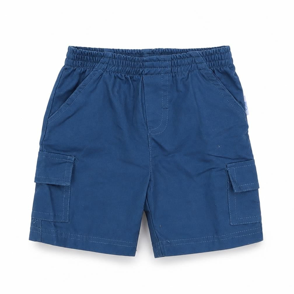 Mini Chic Baby Blue  Cotton Cropped Trousers Size 3-6 Months