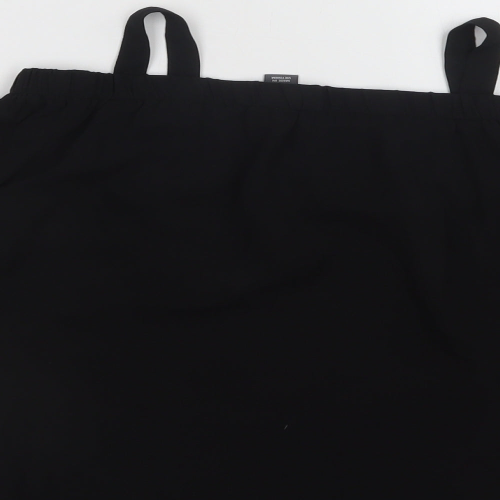 Primark Girls Black  Polyester Basic Blouse Size 9-10 Years Off the Shoulder