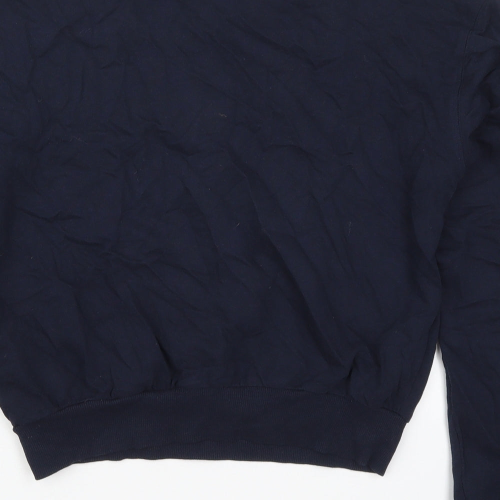 H&M Womens Blue  Cotton Pullover Sweatshirt Size S  Pullover - Oakland California