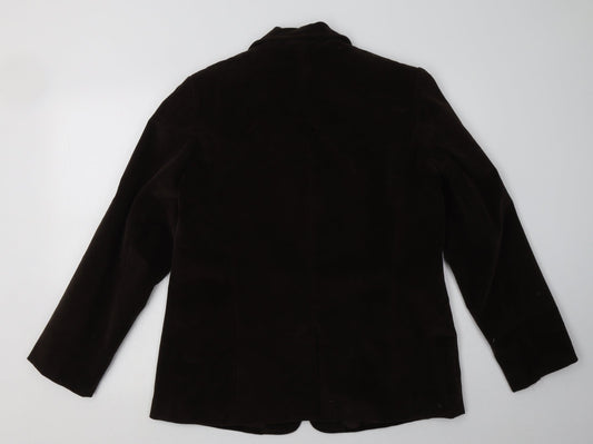 Rafaella Womens Brown   Jacket Blazer Size 14