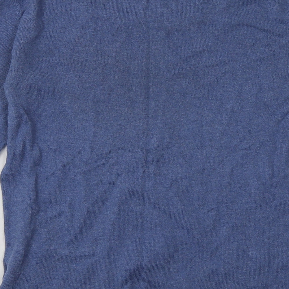 Debenhams Womens Blue  Cotton Pullover Sweatshirt Size 10  Pullover