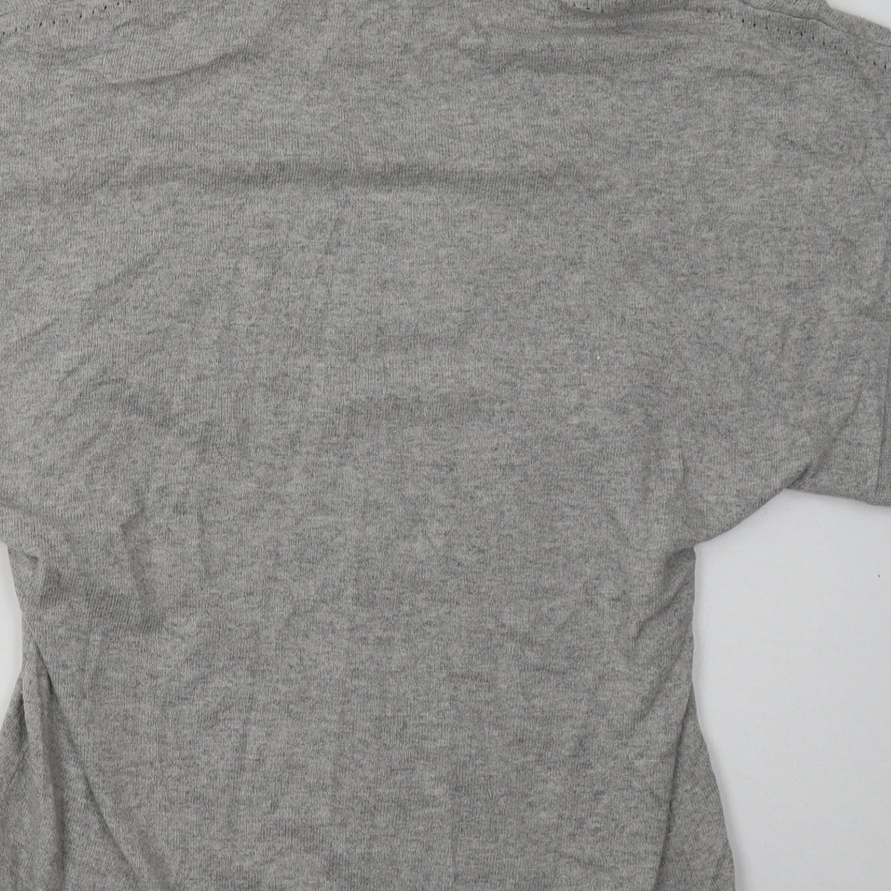 Marks and Spencer Womens Grey  Viscose Pullover Sweatshirt Size 8  Pullover