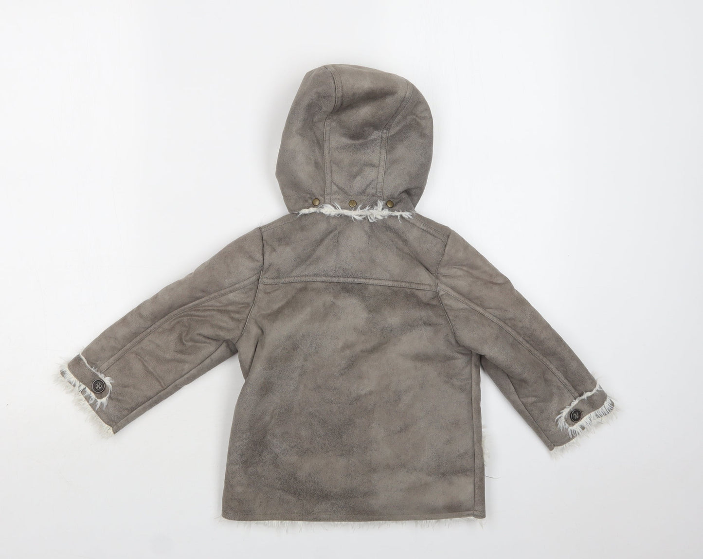 Boboli Girls Grey   Jacket  Size 2 Years  Zip