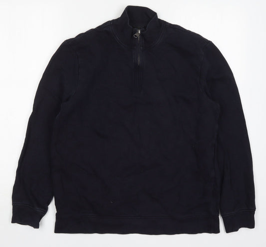 MVP Mens Blue  Cotton Pullover Sweatshirt Size M