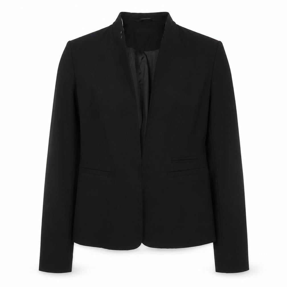 New Look Womens Black  Polyester Jacket Blazer Size 10