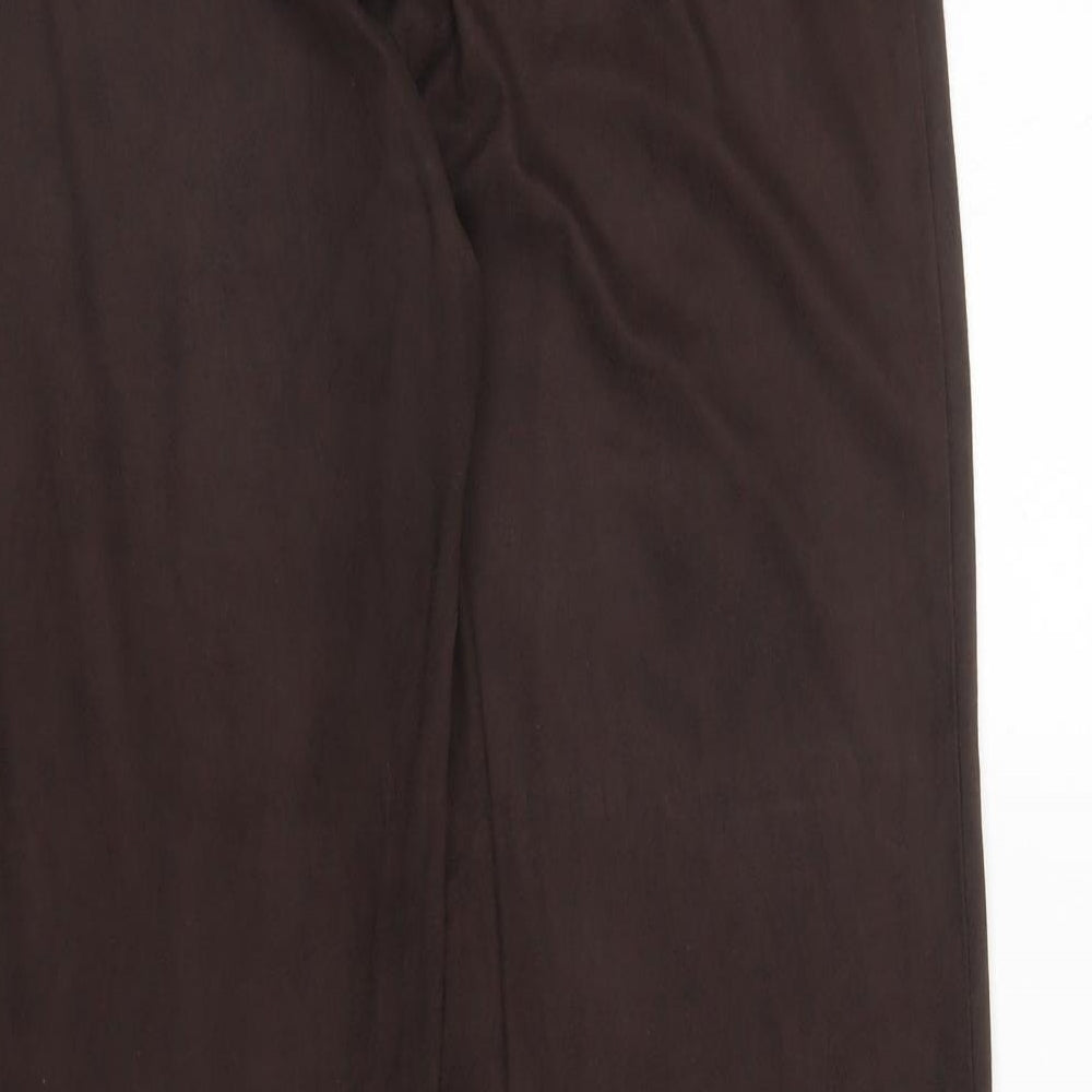 Fenn Wright Manson Womens Brown  Polyester Trousers  Size L L31 in Regular