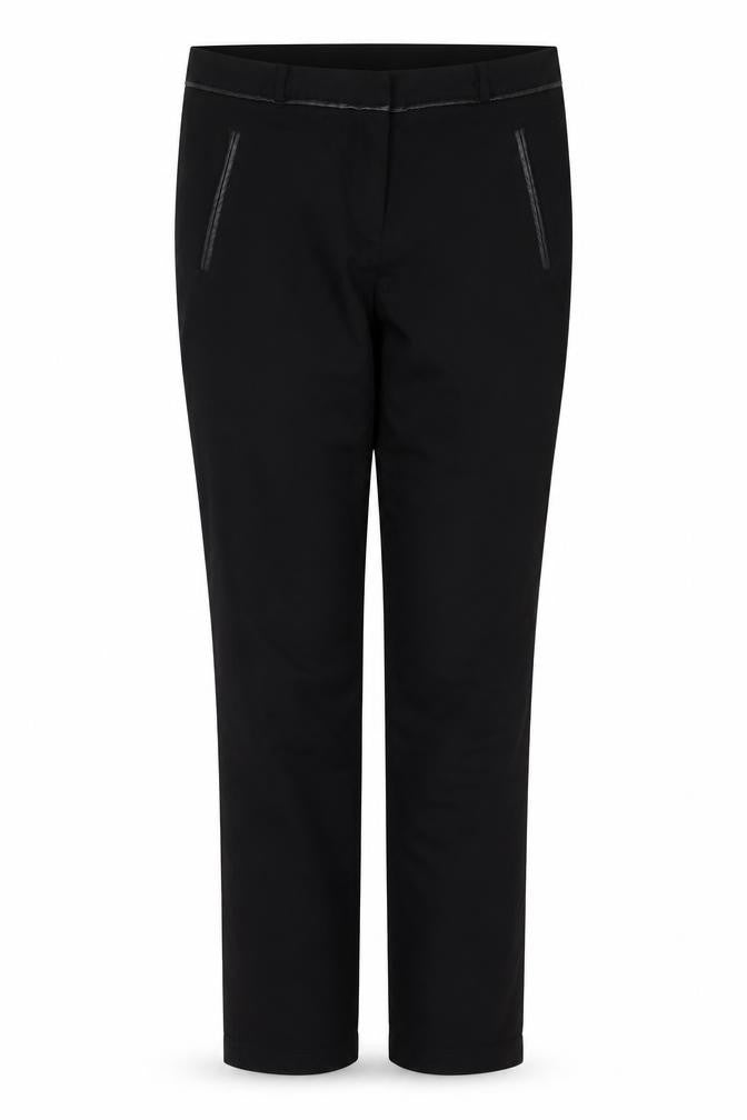 Dorothy Perkins Womens Black  Viscose Trousers  Size 14 L29 in Slim