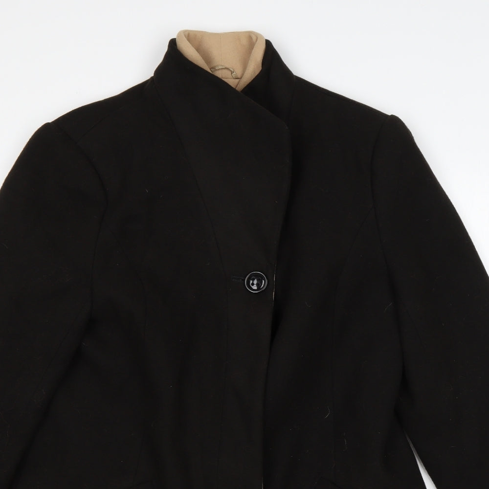 Autonomy Womens Brown   Overcoat Coat Size 14