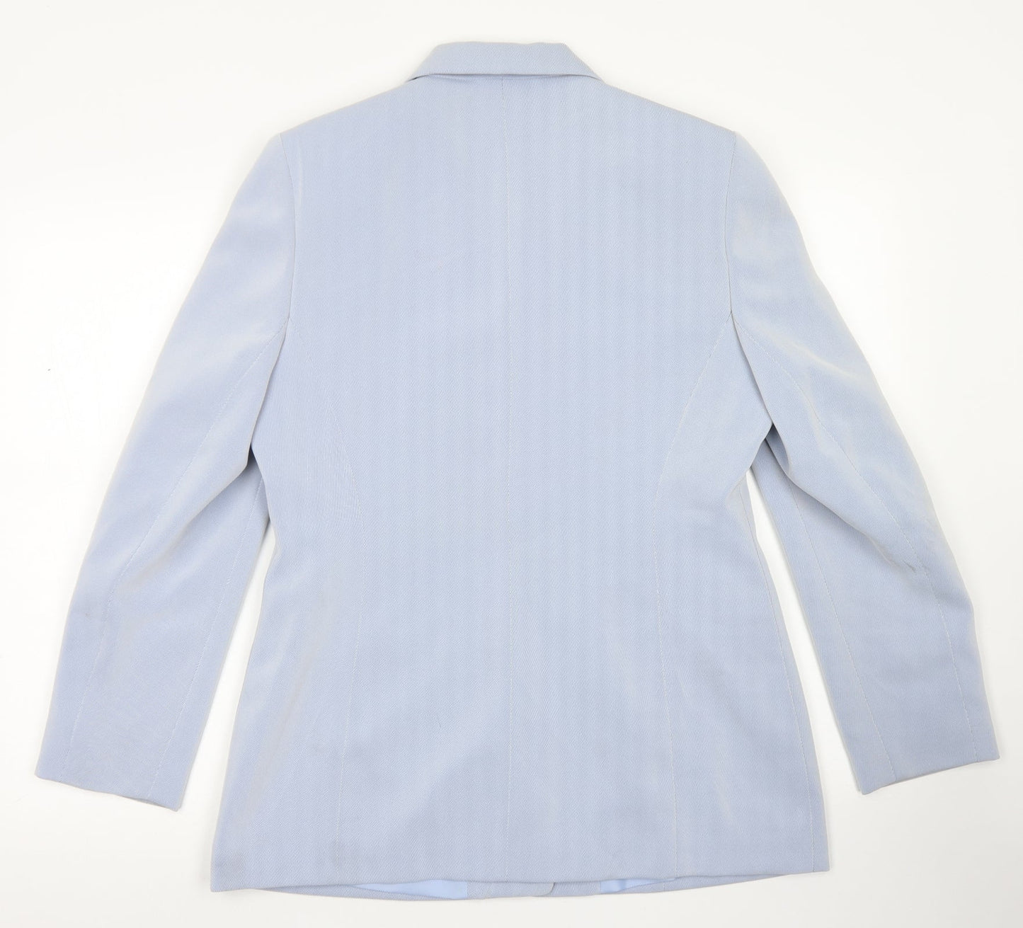 NL Collection Womens Blue  Polyester Jacket Blazer Size 14